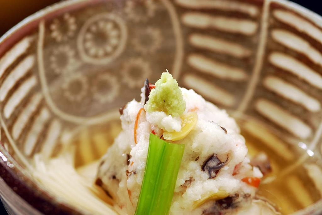 Hakone Tokinoshizuku Hotel Luaran gambar A close-up of a scallion on a dumpling